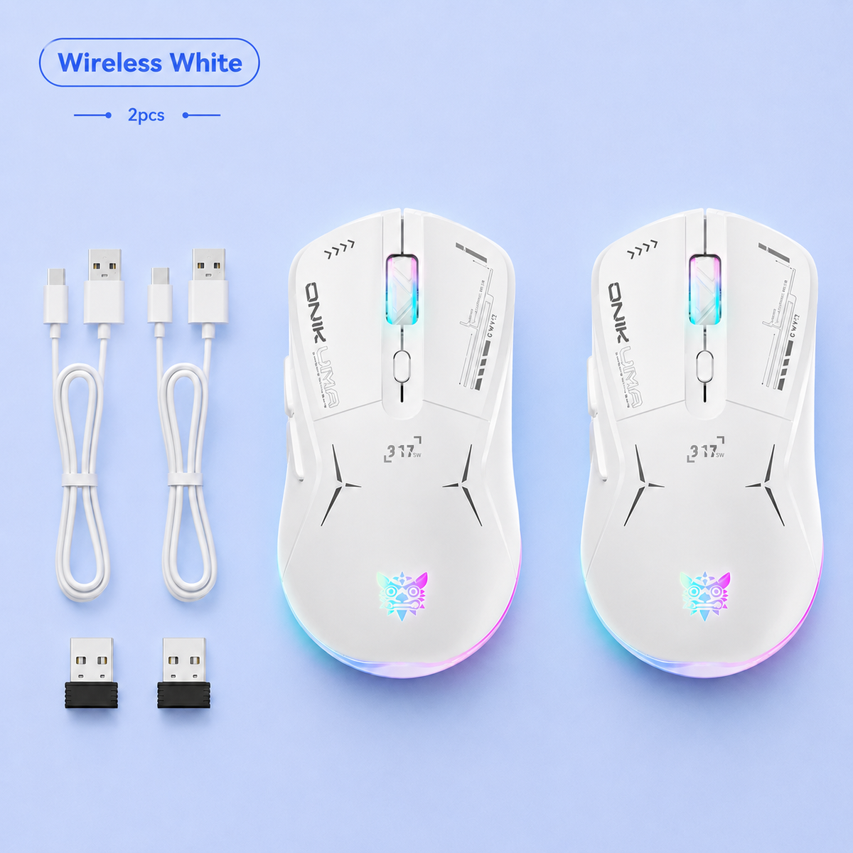 ONIKUMA CW917 Lightweight RGB Gaming Mouse
