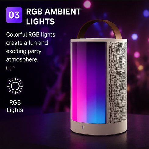 Orashare BS10 Wireless Karaoke Bluetooth Speaker With Dual Mic