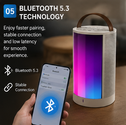 Orashare BS10 Wireless Karaoke Bluetooth Speaker With Dual Mic