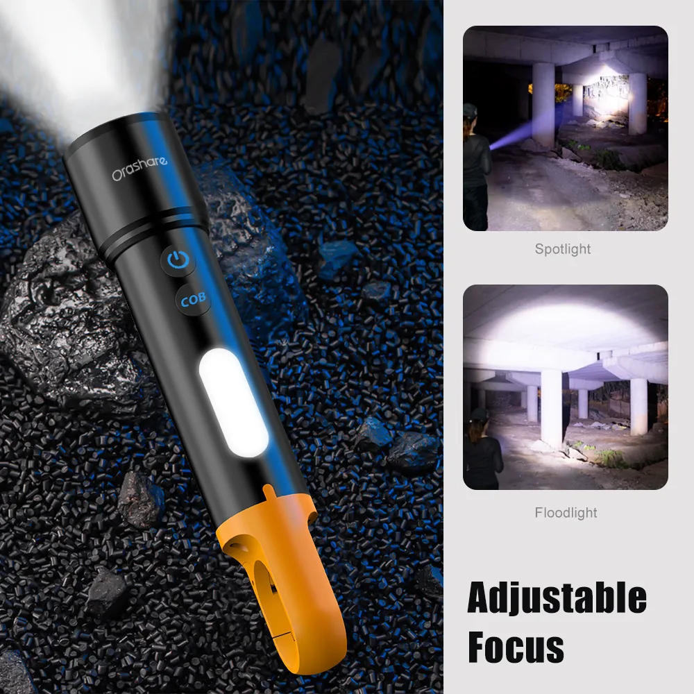 Orashare OL03 Rechargeable Portable Flashlight