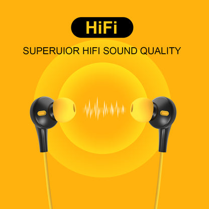 Orashare E02 3.5mm In-Ear Earphones with Built-in Mic