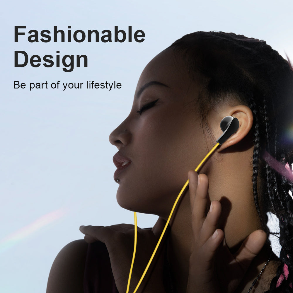 Orashare E02 3.5mm In-Ear Earphones with Built-in Mic