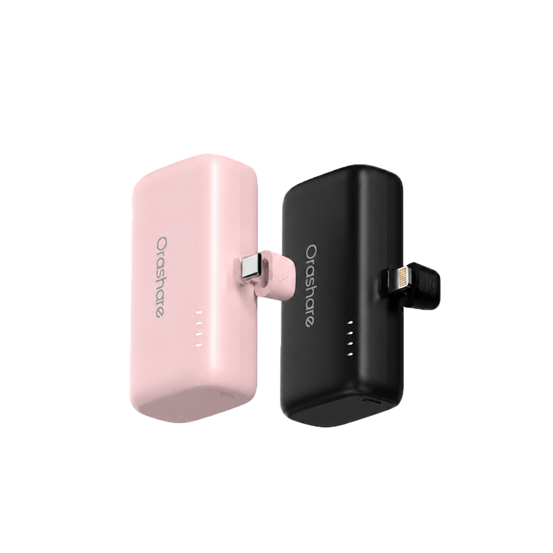 Orashare PN10 Pro 10000mAh Pocket Power Bank with Built-in Cable