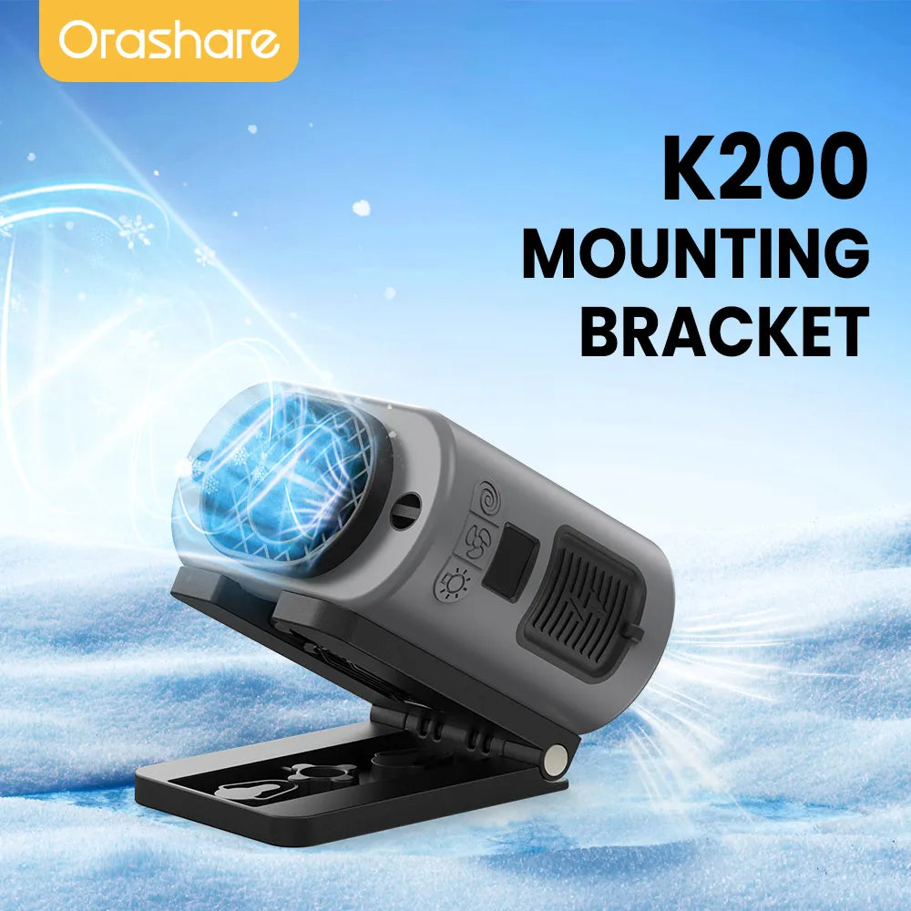 Orashare K200 Portable Waist Fan with Power Bank & LED Light