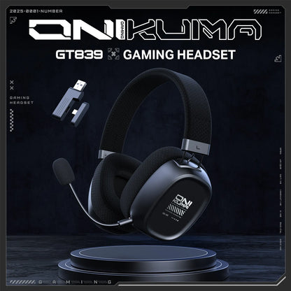 Onikuma GT839 Tri-Mode Wireless Gaming Headset