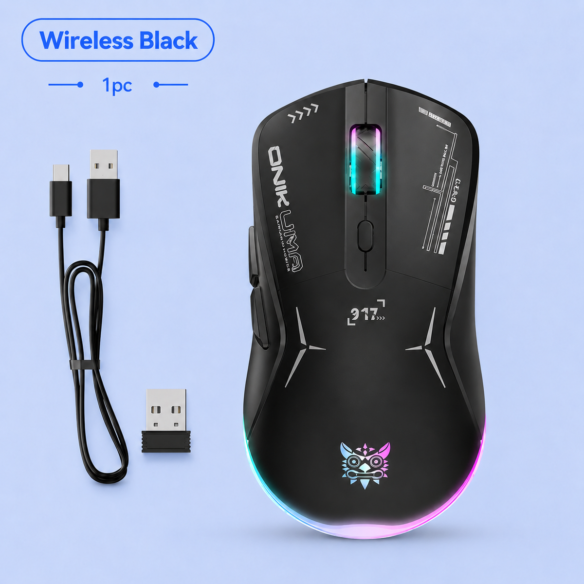 ONIKUMA CW917 Lightweight RGB Gaming Mouse