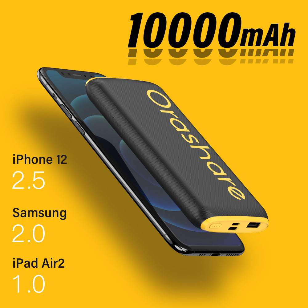 Orashare O10 10000mAh Slim Power Bank