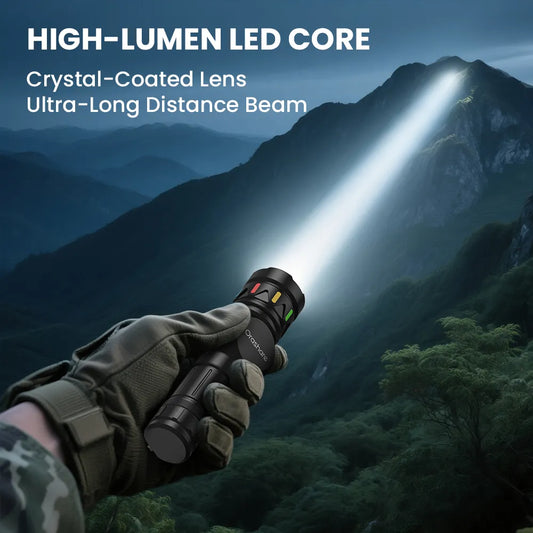 Orashare OL11 3000mAh Rechargeable Zoomable LED Flashlight