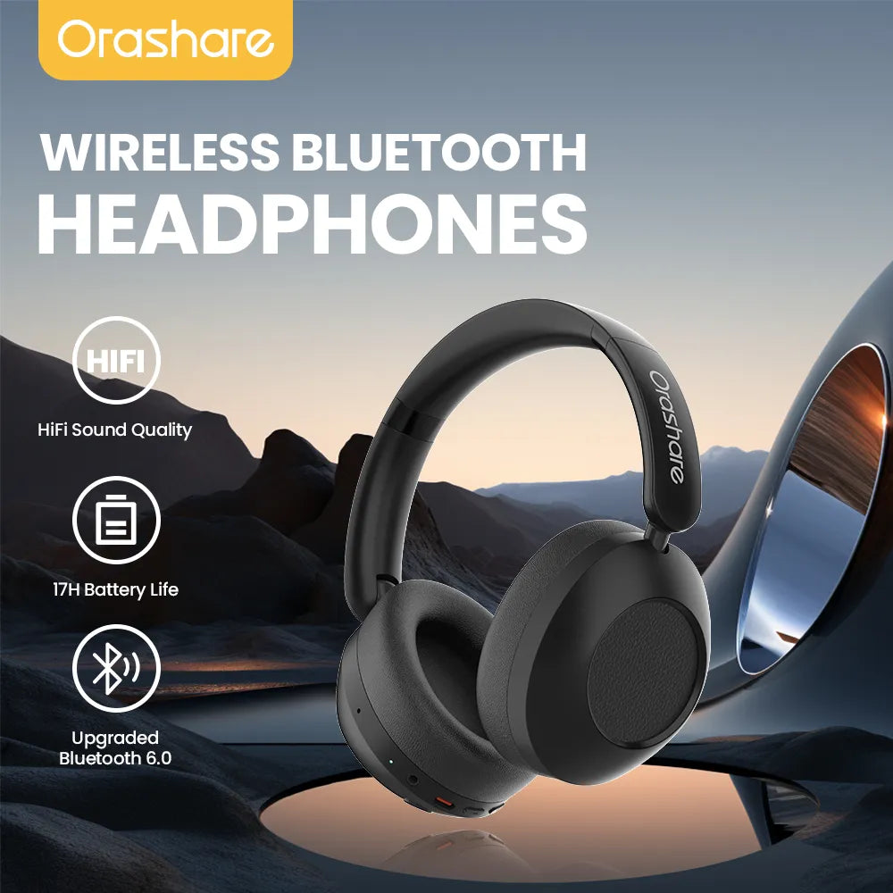 Orashare HS03 Wireless Over-Ear Headphones