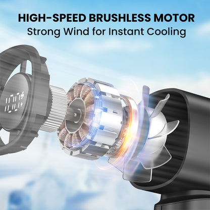 Orashare HF17 Handheld Mini Fan – Strong Wind, Compact Size, Long Battery Life