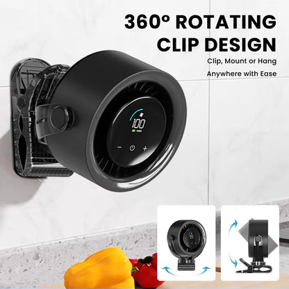 Orashare CF04 Rechargeable Clip Fan | Clip Anywhere, Stay Cool