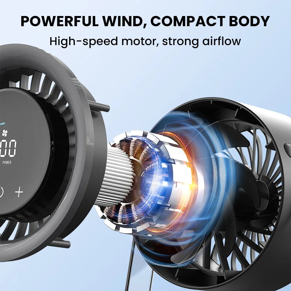 Orashare DF07 100-Speed Rechargeable Turbo Desk Fan