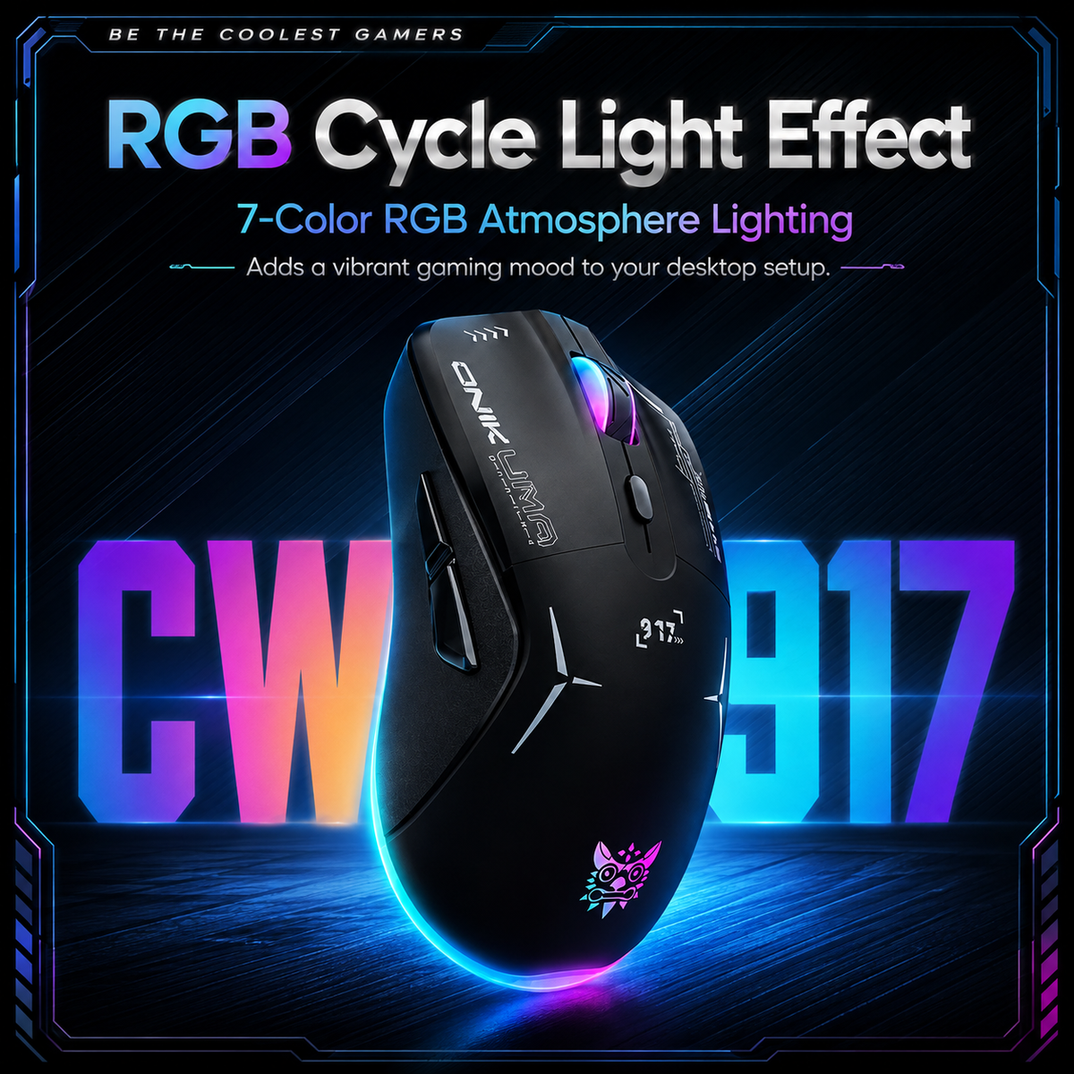 ONIKUMA CW917 Lightweight RGB Gaming Mouse
