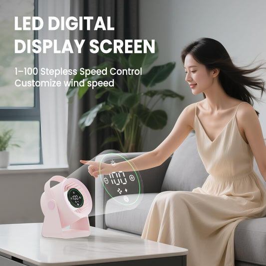 Orashare DF03L Max 20,000mAh High-Speed Desk Fan