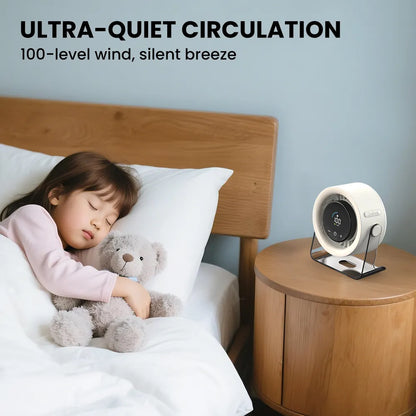 Orashare DF07 100-Speed Rechargeable Turbo Desk Fan