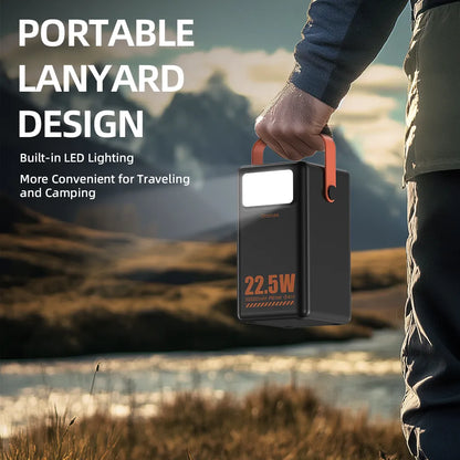 Orashare OL100 Pro 100,000mAh Power Bank with LED Light – 22.5W / 65W