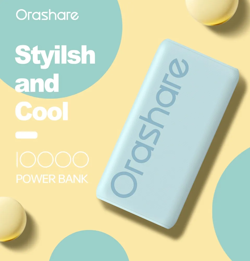 Orashare O10 10000mAh Slim Power Bank