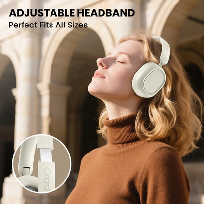 Orashare HS05 Wireless Bluetooth Headphones | 17H Playtime • Hi-Fi Bass • Bluetooth 5.4 • Foldable