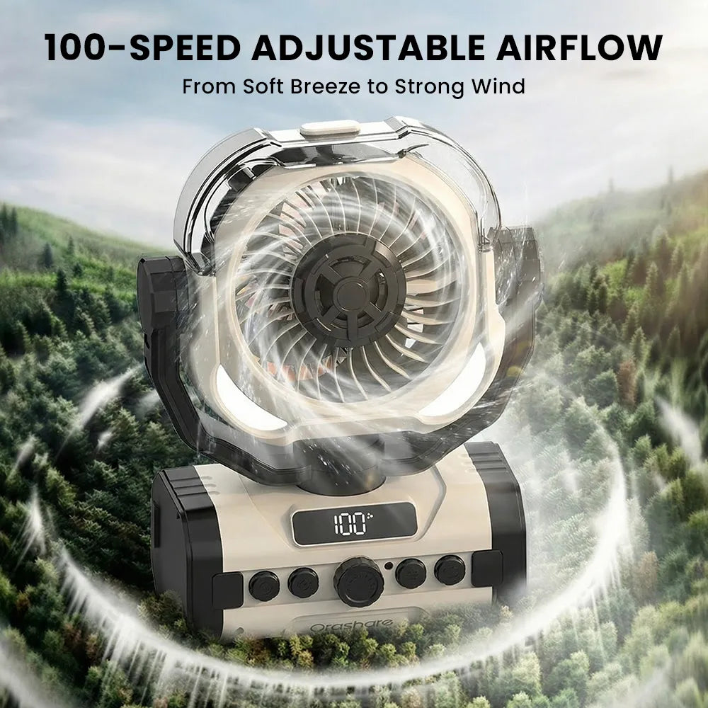 Orashare DFM01 Rechargeable Mist Cooling Fan