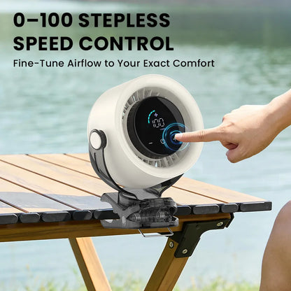 Orashare CF04 Rechargeable Clip Fan | Clip Anywhere, Stay Cool