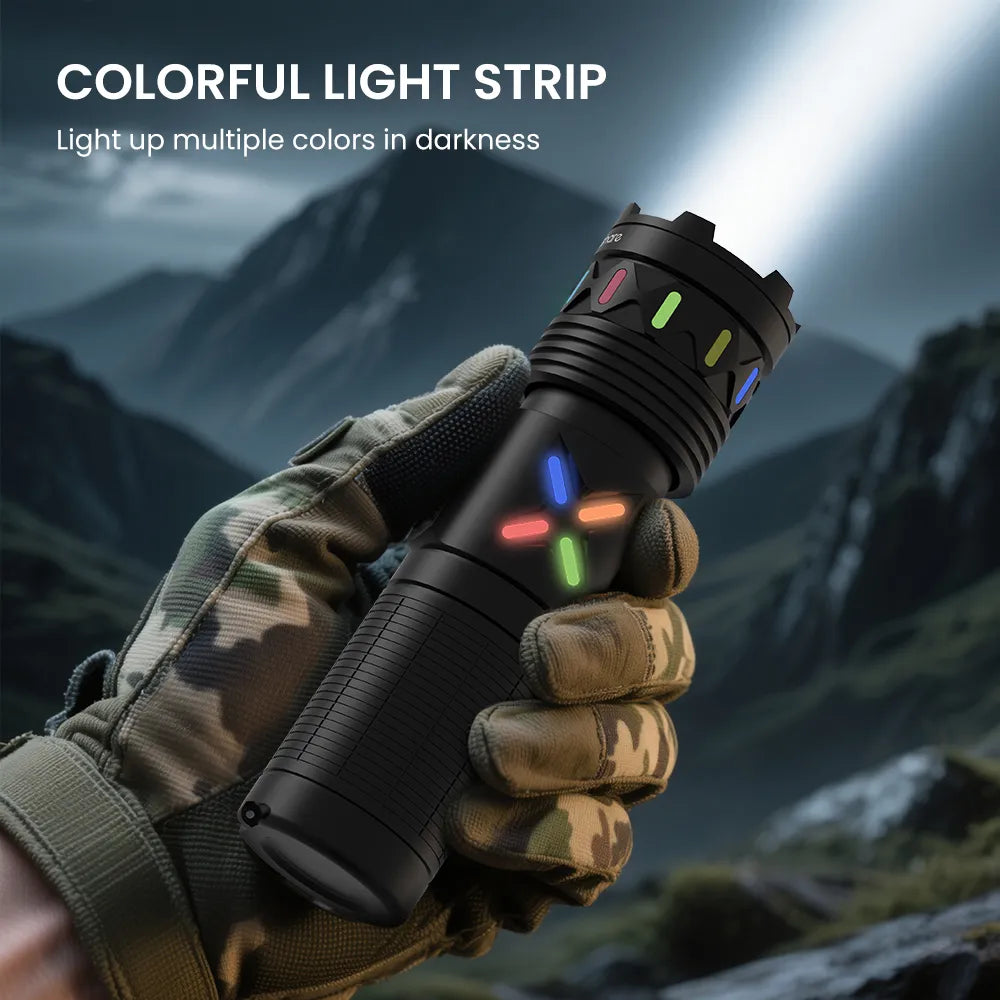 Orashare OL16 Rechargeable Emergency Flashlight – 1000 Lumens