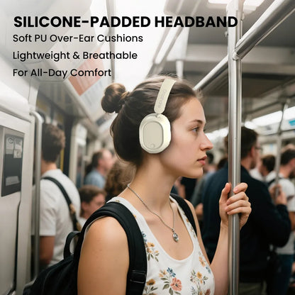 Orashare HS05 Wireless Bluetooth Headphones | 17H Playtime • Hi-Fi Bass • Bluetooth 5.4 • Foldable