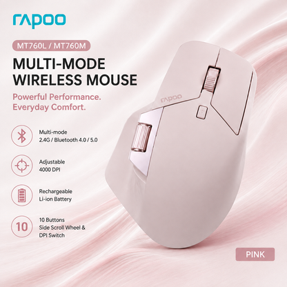Rapoo MT760L / MT760M Multi-Mode Wireless Mouse