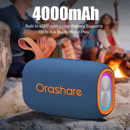 Orashare BS08 Plus 20W Bluetooth Speaker with RGB Light
