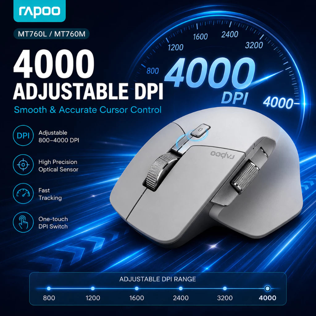 Rapoo MT760L / MT760M Multi-Mode Wireless Mouse
