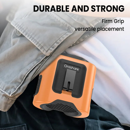 Orashare K200 Portable Waist Fan with Power Bank & LED Light