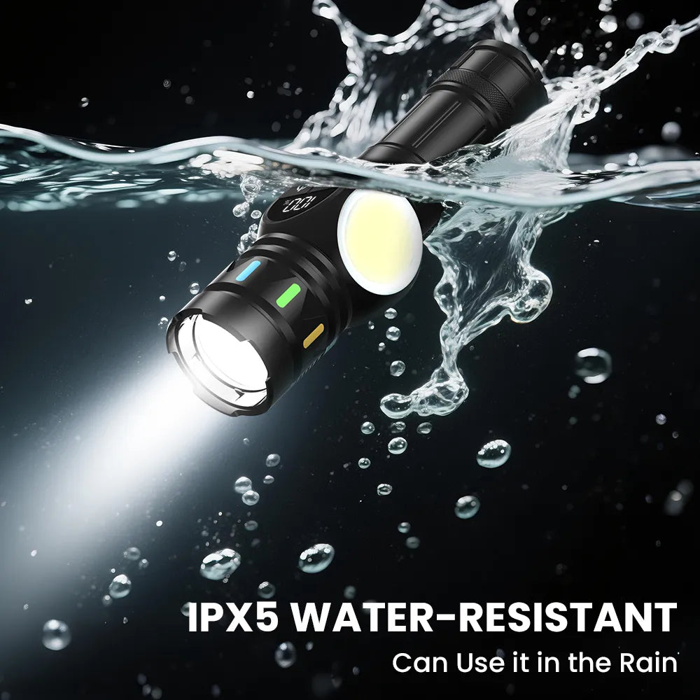 Orashare OL11 3000mAh Rechargeable Zoomable LED Flashlight