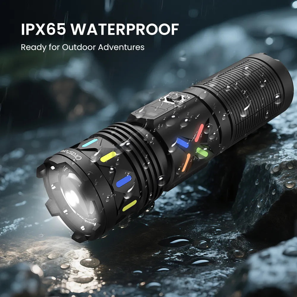 Orashare OL16 Rechargeable Emergency Flashlight – 1000 Lumens