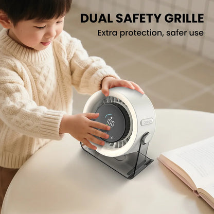 Orashare DF07 100-Speed Rechargeable Turbo Desk Fan
