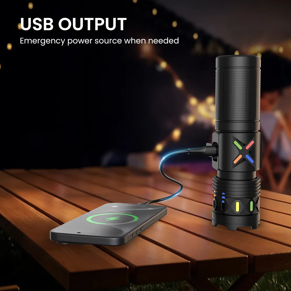 Orashare OL16 Rechargeable Emergency Flashlight – 1000 Lumens