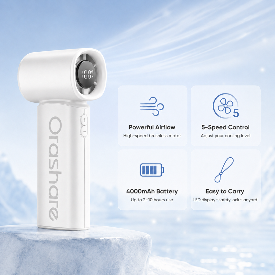 Orashare HF17 Handheld Mini Fan