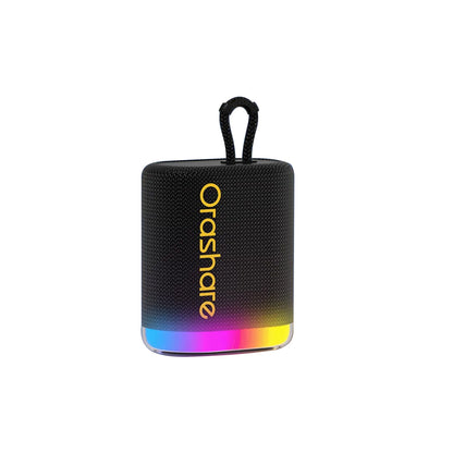 Orashare BS01 Max Portable Bluetooth 5.3 Speaker, RGB Light Wireless Subwoofer with 1500mAh Battery, 8H Playtime, TWS Pairing & Type-C Charging