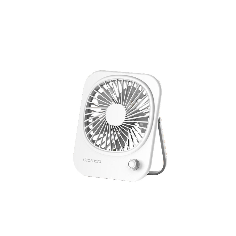 Orashare DF10 Portable Rechargeable Desk Fan with 2000mAh Battery