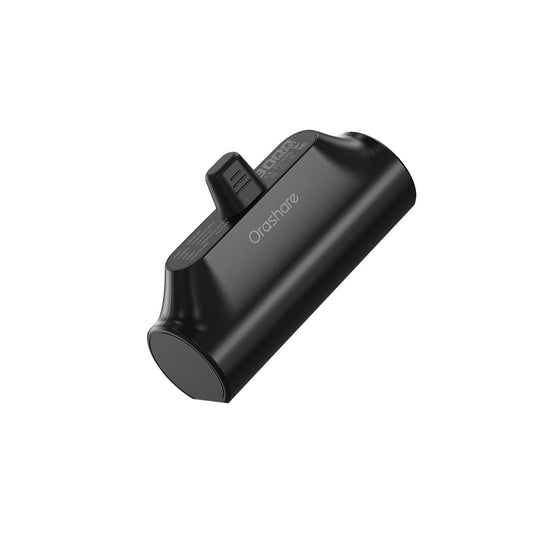 Orashare PNC03 3000mAh Mini Capsule Power Bank, Portable Plug-in Emergency Charger with Type-C or iP Connector